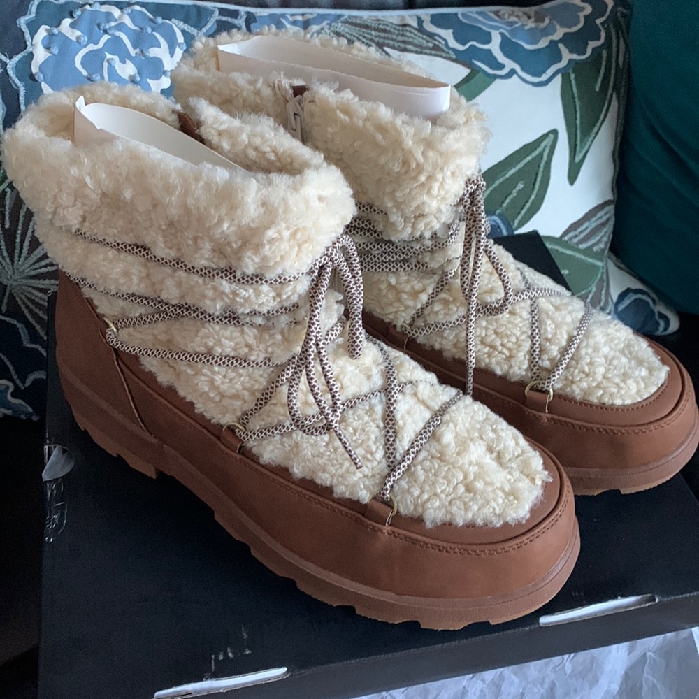 WMS TORRID COLD WEATHER ANKLE BOOTIE - FAUX LEATHER BROWN (WW) 15896924, SZ 11